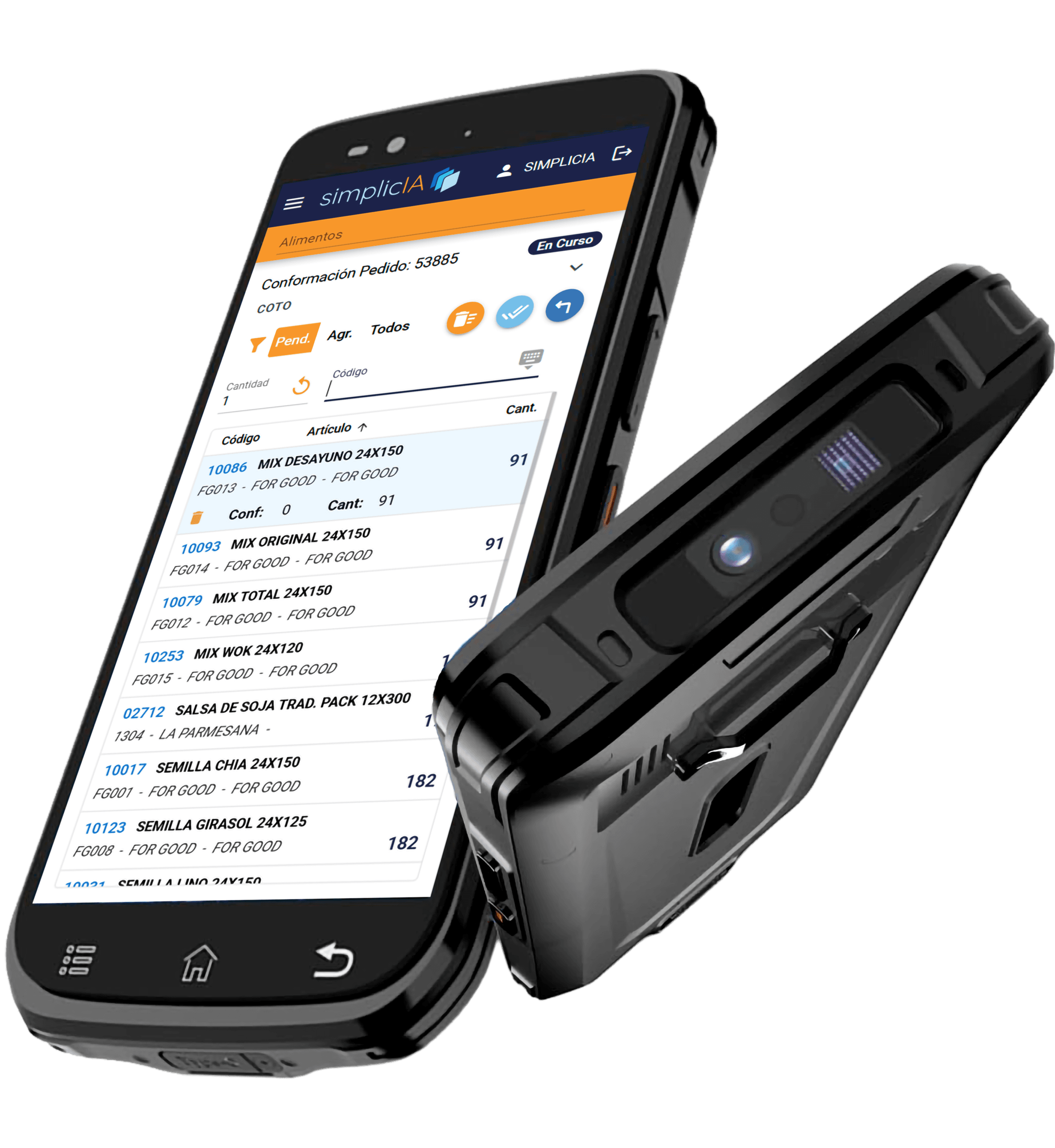 App 2 App para Picking de Pedidos